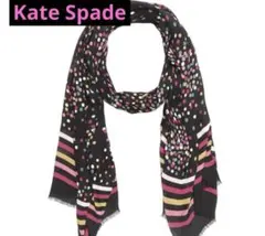 【新品】kate spade♠️ オブロングスカーフ　コンフェッティドットのサムネイル
