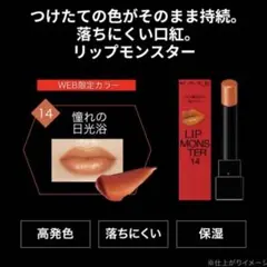 《新品》KATE リップモンスター 14 憧れの日光浴
