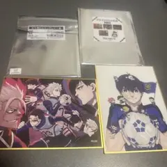 ブルーロック　伊勢丹コラボ　色紙　原作カラー　イラスト　ミニ色紙