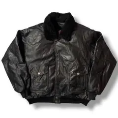 80s ユーロ ヴィンテージ レザーフライトジャケット G-1 A-2 フランス