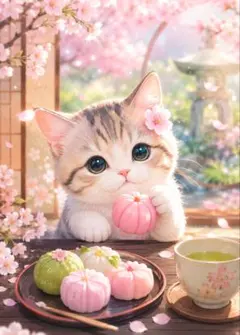 一点物】心を癒す猫の水彩画｜ふんわりパステルアート - メルカリ