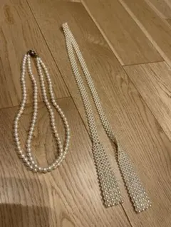 は*ー様 フェイクパールネックレス　ループタイ　まとめ売り