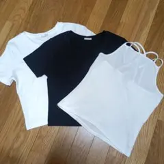 BA-TSU キャミソール　GU ショート丈Tシャツ　セット売りのサムネイル