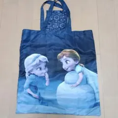 アナ雪　エコバッグ　ディズニーストア　ポケッタブルバッグ