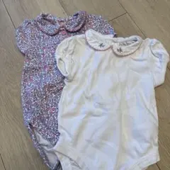 ジョジョママンベベ　襟付きロンパース　2枚セットのサムネイル