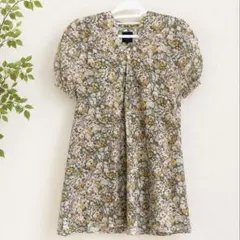 IENA×t.yamai paris 花柄チュニック 0 小花柄 グリーンのサムネイル