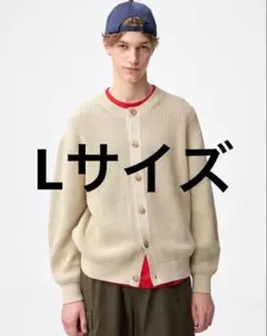 GU 目黒蓮 リリヤーンクルーネックカーディガン