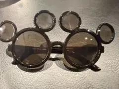 ミッキー型サングラス 黒