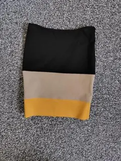 タイトスカート 黒 ベージュ 黄色 スリット