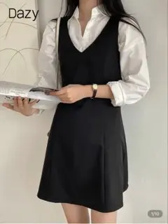 Dazy 黒 ワンピース XL