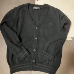 コムサイズム　黒カーディガン　120