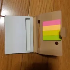 付箋付き　メモ帳