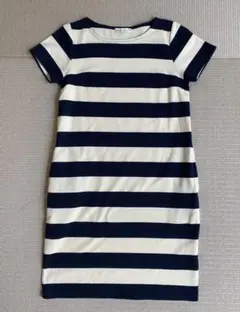 earth アース⭐︎ボーダーワンピース⭐︎Ｓ