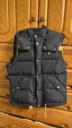 ポロ・ラルフ・ローレン フード付きダウンベスト ネイビー