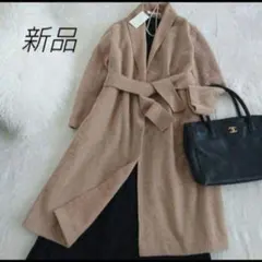 新品未使用 ブージュルード ロングコート チェスターコート ベージュ 着画あり