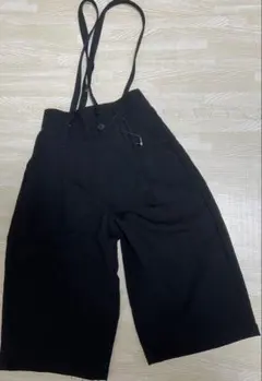 （新品）サロペットパンツ 90-100 黒のサムネイル