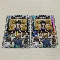 帝王坂むむ 帝王坂∞ キャラプレミアムトレジャー ドラゴン娘 2枚セット