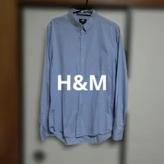 H&M 長袖シャツ ライトブルー Mサイズ