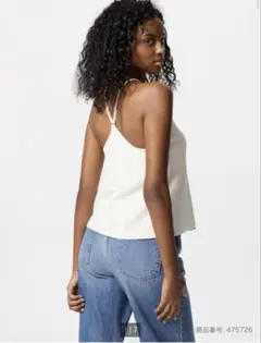 UNIQLO クレープジャージーブラキャミソール　XL