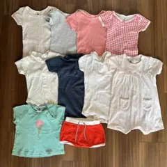 PETIT BATEAU プチバトー　ベビー服 9点セット 12m 74cm