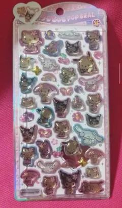 【正規品】サンリオ 日焼け うるちゅる　ポップシール キティ