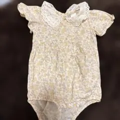 tête à tête 花柄ロンパース 80