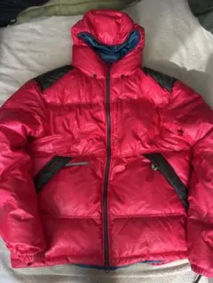 NIKE ナイキ ダウンジャケット 赤 短丈 ドローコード y2k ストリート