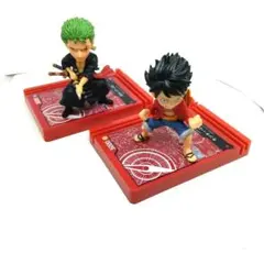 週刊少年ジャンプ　応募者全員サービス　レカフィグ　ルフィ　ゾロ　フィギュアのみ