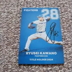 2025 プロ野球チップスカード　河野竜生