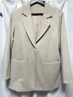 【１週間限定】ベロアジャケット　ベージュ