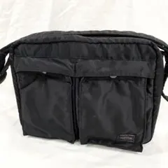 【美品✨】 Porter ポーター タンカー ショルダーバッグ 2層式 L 黒