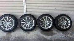【引取限定】225/55R19 スタッドレスWedsレオニス4本セットのサムネイル