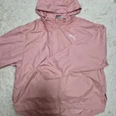 PUMA ピンク ウィンドブレーカー フード付き