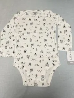 carter's 動物柄 長袖ボディスーツ 24m