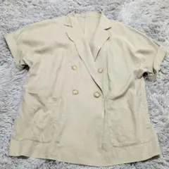 NATURAL BEAUTY BASIC ダブルブレスト テーラードジャケットのサムネイル