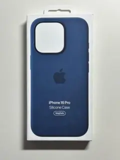 【新品】純正 iPhone 16 Pro シリコンケース・デニム②