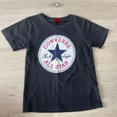 コンバース　ブラックTシャツ　130サイズ