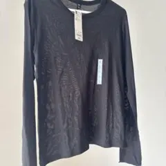 GU ブラック 長袖Tシャツ L