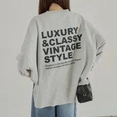 ピュアルセシン 接結BIGプルオーバー