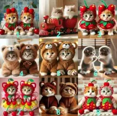 商品オーダー用　2サイズから選べる　猫パネル　17cm25cm　パネル生地