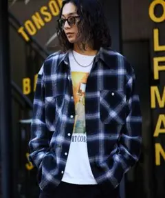 FREAK'S STORE チェック柄ネルシャツ Mサイズ 美品