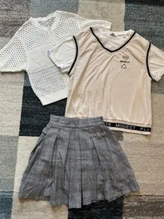 女の子　トップス＆スカッツ　セット