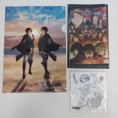 劇場版 進撃の巨人 入場特典 ミニ色紙 リヴァイ 前売特典ファイル ばら売り不可