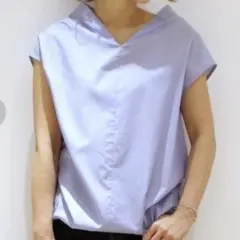 Deuxieme Classe コットンプルオーバー ショートスリーブブラウスのサムネイル