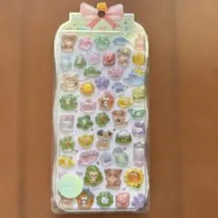 ぷくぷくシール⭐︎アニマル⭐︎新品未使用⭐︎ボンボンドロップ