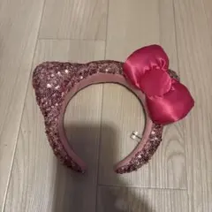キティ カチューシャ スパンコール usj ピンク