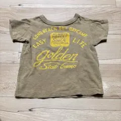 デニムダンガリー ベビー　Tシャツ