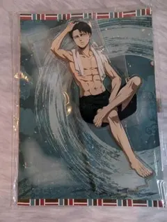 進撃の巨人 極楽湯 アクリルスタンド リヴァイ サウナ 新品未開封品 