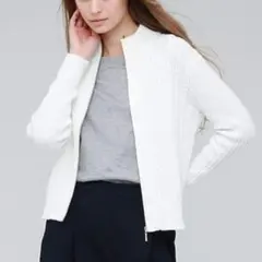 美品✨️マッキントッシュ ケーブルニット ジャケット カーディガン 38サイズ