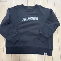 XLARGE キッズ トレーナー ブラック　130